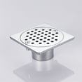thumbnail image 5 of Square Shower Stall Strainer, High Flow Rate Grate with Screws for Quick and Easy Floor Drainer Replacement, Premium Grade 304 Stainless Steel Ensures Durability and Ease of Cleaning, 5 of 5