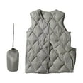 thumbnail image 2 of Gaexia Sweater Vest Women,Lightweight Quilted Down Vest Packable Gilet With Geometric Design for Outdoor Travel and Casual Wear, 2 of 5