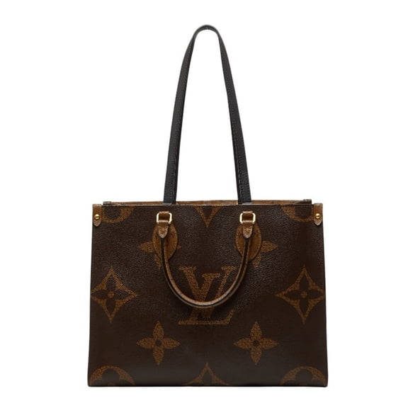 Pre-Owned Louis Vuitton Monogram Giant Reverse On-the-Go MM Handbag/Shoulder Bag M45321 Brown...