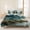 Green, Gray, Black, variant on 3 Pieces King Quilt Set,Summer Watermelon Black and White Stripes Soft Bedding Sets with 1 Quilt & 2 Pillow Shams,Fruit Harvest Summer Bedspread Lightweight Coverlet Comforter for All Season