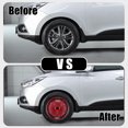 thumbnail image 3 of Unique Bargains 1Pc Fits 15' Universal Hubcap Wheel Cover Replacement - Car Tire Rim Cap Cover Scratch Resist - ABS Red Black, 3 of 8