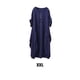 thumbnail image 3 of Qarigey Vestido suelto femenino manga corta primavera verano cuello Irregular Casual Color sólido vestidos hasta la rodilla Vestidos Azul oscuro XXL, 3 of 5
