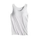 thumbnail image 2 of Camisola de manga corta para mujer con almohadilla para el pecho, sin aros de acero, ropa interior para yoga, pijamas deportivos para mujer, 2 of 6