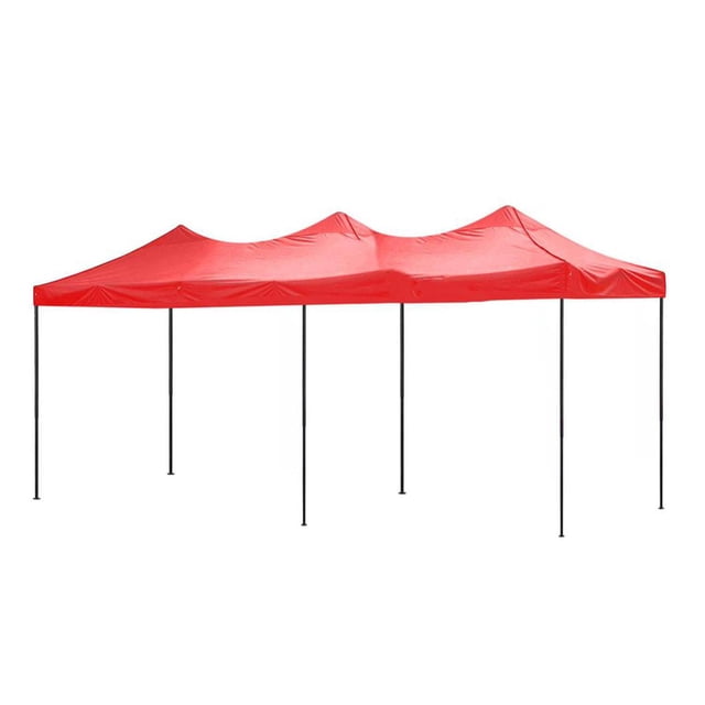 Carpa 3x6 m Jardimanía, Toldo Antisombra con Protección de Rayos UV. rojo JARDIMANÍA OutdoorTent3x6