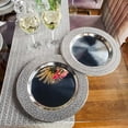 thumbnail image 5 of Sparkles Home  Madison Avenue Rhinestone Charger Plate Red, 5 of 5