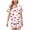 Wine*1, variant on Tnhcen Women's Valentine's Day Pajamas 2-Piece Set Button - Front Short Sleeve Heart Print Milk Silk Soft Stretchy Sleepwear S - 2XL