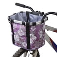 thumbnail image 1 of Graflsoa Quick-Release Aluminum Alloy Bicycle Front Basket with Oxford Cloth, Compatible with Mountain Bikes, Ideal for Essentials or Pets, Multiple Color Options, 1 of 7