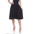 thumbnail image 1 of White Mark Women's Mid Length Fit and Flare Skirt, 1 of 6