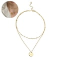thumbnail image 1 of 1 Uds. Collar circular en capas, collar de aleación de barra, collar para mujer oso de fresa  Hogar, 1 of 3