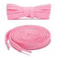 thumbnail image 3 of 3pair Double Layers Flat Shoe Laces Pink for Sneakers Adults Kids 24 to 72 Inch, 3 of 7