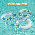 thumbnail image 6 of Syncfun 3 Packs 32.5'' Inflatable Swim Tube Pool Float with Glitters for Kids Adults Age 9 & up, 6 of 6