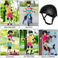 thumbnail image 5 of Kids Helmet Set for Boys Girls, Adjustable Helmet with Knee and Elbow Pads Wrist Guards, Protective Sports Gear Set for Cycling Riding, Black, 5 of 8