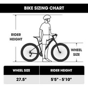 Hiland Aluminum Mountain Bike 21 Speeds MTB,Lock-Out Suspension Fork,27.5 inch Wheel,Mens Mountain Bike Bicycle, Black