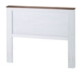 thumbnail image 3 of Anson Full Queen Panel Headboard, Rustic White and Brown, 3 of 5