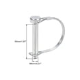 thumbnail image 2 of Uxcell Shaft Locking Pin 8mm x 50mm Coupler Pin for Farm Trailers Lawn Garden in Arch 3Pcs, 2 of 5