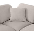 thumbnail image 6 of Meridian Furniture Indulge 234" Linen Fabric U-Shaped Modular Sectional in Beige, 6 of 9