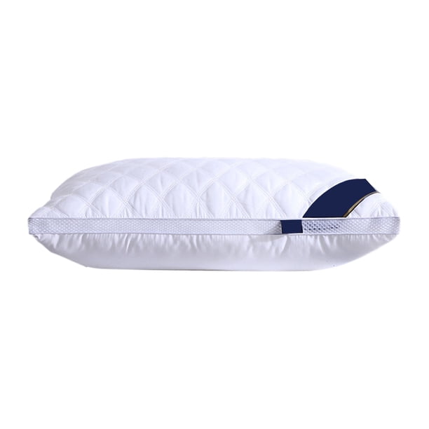 Almohada de alta resiliencia, almohadas para cama King, almohada lavable tamaño ropa de cama, almohada de esquina con calidad de hotel para dormir boca arriba, boca abajo o de lado, hipoalergénica,