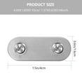 thumbnail image 4 of MasteelfCA 22 Pcs Supports Droits en Acier Inoxydable pour Meubles, 4 of 8