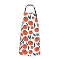 thumbnail image 2 of Naloa Hand Drawn Tomatoes Apron Kitchen Aprons with Pockets for Women Men Chef, 2 of 8