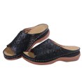 thumbnail image 4 of gakvbuo Summer Slippers For Women Indoor And Outdoor Wide Walking Outdoor SlippersSummer Ladies Embroidered Sandals Casual Footwear Casual Roman Slippers, 4 of 9