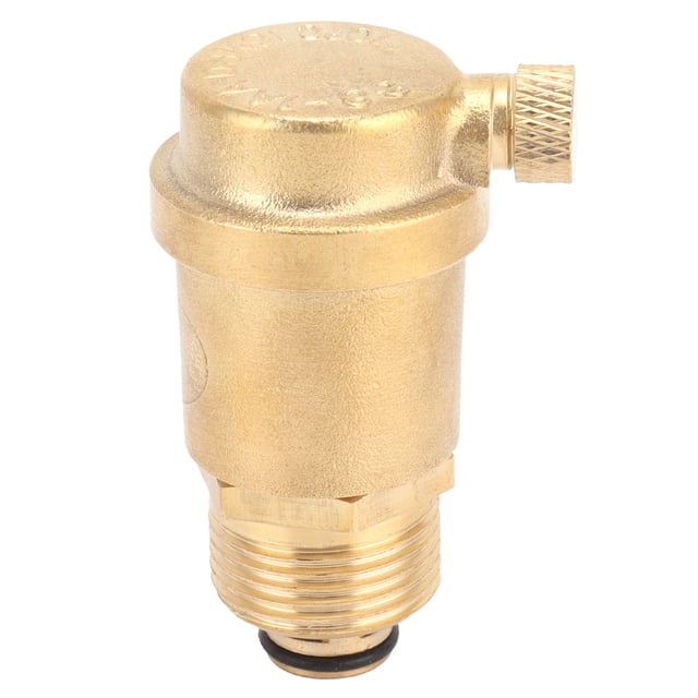 Válvula de ventilación de aire de rosca macho G3/4, válvula automática de liberación de aire de latón para sistema HVAC de calefacción por suelo