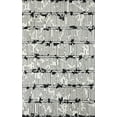 thumbnail image 1 of Alfombra rectangular de la colección Momeni Smith, color negro, tamaño: 3'6 "x 5'6" Momeni  SMITHSMI-2BLK3656, 1 of 2