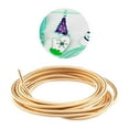 thumbnail image 1 of Jewelry Wire Memory Wire Adult Beading Wire for Bracelet Cuff Bangle Jewelry Light Gold, 1 of 8