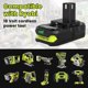 thumbnail image 3 of Cargador de batería Doscott 18 V, 3600 mAh, iones de litio, paquete de 2 unidades P117, 3 of 7