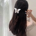 thumbnail image 4 of Petite Épingle à Cheveux Pince à Griffes Papillon Pince à Griffes Mini Pince à Cheveux Pince à Cheveux Fille Pince à Mâchoires Pince à Cheveux Antidérapante, Pince à Cheveux en Polyester, 4 of 5