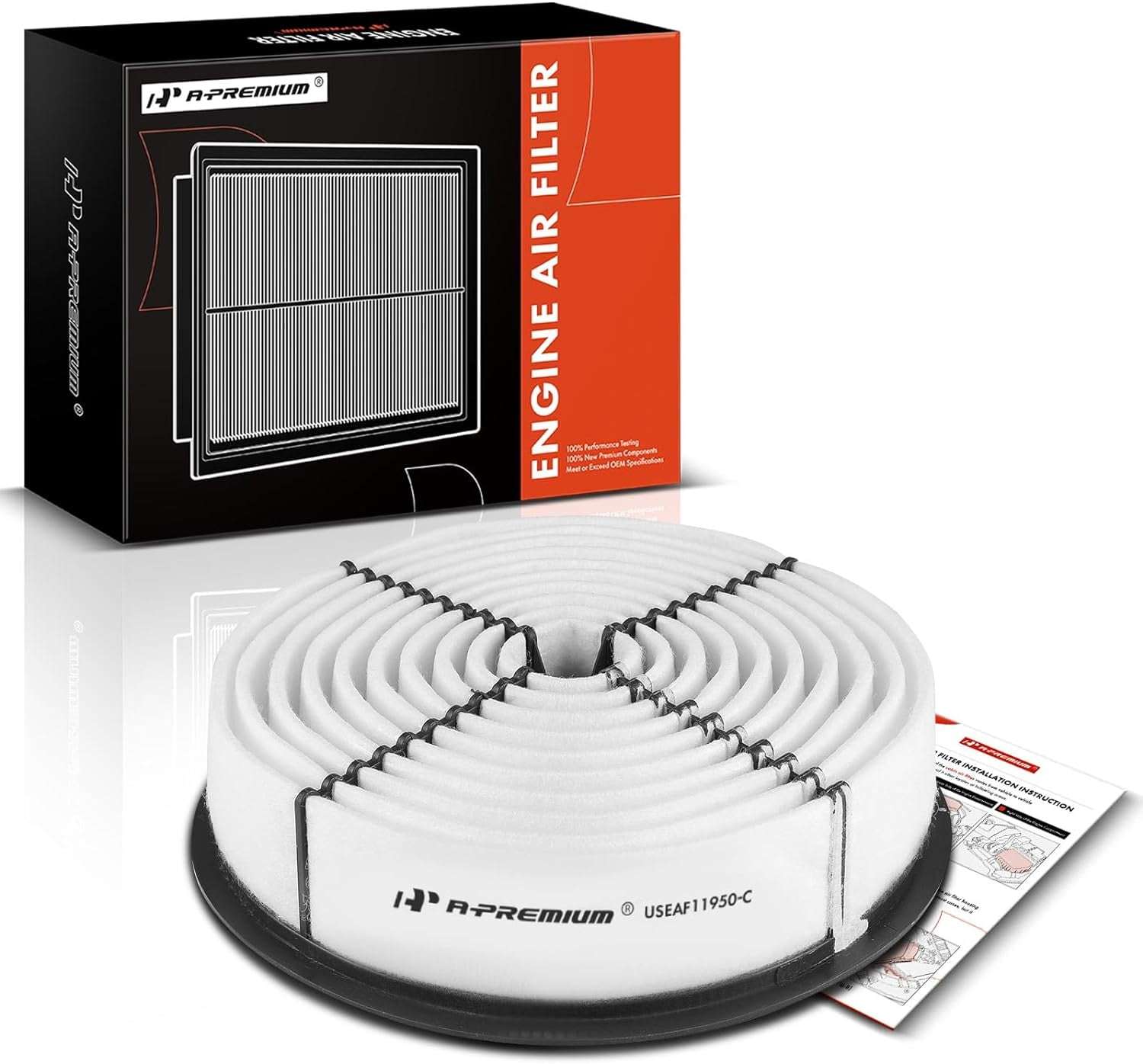 A-Premium 2-Pack Engine Air Filter For BMW X5, 5-Series, 7-Series & More