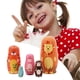 thumbnail image 1 of Muñeca Matryoshka de madera para niños juguetes artesanales de decoración del Tmvgtek hogar 26 estilos 1901 5 24 unidssetSet, 1 of 6
