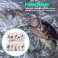 thumbnail image 3 of FORICOM 10 PCS Metal Lure Spinner with Two-Way Rotating Spoon System, Rooster Tail Fishing Lure with Flash Copper Body and Blade, Freshwater and Saltwater Blade Lure for Bass White Spotted Trout, 3 of 6
