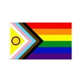 thumbnail image 7 of Douhoow 3x5 Ft Pride Flag Outdoor Rainbow Inclusive Progress LGBTQ Flag Yard Lawn Decoration, 7 of 7