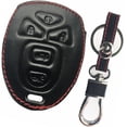 thumbnail image 1 of KAWIHEN Leather Smart Remote Key Fob Case Keyless Entry Case Holder Cover For Buick Cadillac Chevrolet CMC Pontiac, 1 of 2