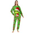 thumbnail image 3 of Merry Christmas 2025 Print Matching Family Chritmas Pajamas Sets, (Women, M), 3 of 5