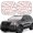 Baseballs, variant on Naloa Amanita Mushroom 2 Piece Foldable Car Sun Shades, Car Windshield Sunshade, Front Window Sunshade for Car, Truck, SUV - Small