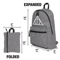 thumbnail image 4 of Harry Potter Deathly Hallows Symbol Lightweight Backpack for Work School Daily Use Packable for Travel, 4 of 5