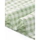 thumbnail image 5 of Vestido Midi para Mujer INSPIRE CHIC con Mangas Cortas Abullonadas, Estampado de Cuadros Gingham, Color Verde Claro, Talla XS, 5 of 6