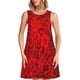 thumbnail image 1 of Fotbe Red Rose Vestido de Verano sin Mangas para Mujer – Vestido Midi Línea A, Estilo Camiseta Floral, Vestido Playero Casual y Fluido, 1 of 7