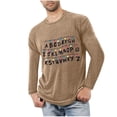 thumbnail image 1 of Blusas y camisas de manga larga con cuello redondo para hombre, deportivas, fitness, hogar, pijamas estampados, camiseta de manga larga con cuello redondo, blusa de poliéster para hombre, 1 of 3