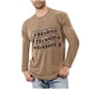thumbnail image 1 of Blusas y camisas de manga larga con cuello redondo para hombre, deportivas, fitness, hogar, pijamas estampados, camiseta de manga larga con cuello redondo, blusa de poliéster para hombre, 1 of 3