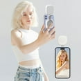 thumbnail image 4 of BKER Light Foldable Fill Light Selfie Light With For Phone Built In 5 Color Temperature/5 Brightness Phone Holder, 4 of 6