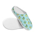 thumbnail image 3 of Xecao Doggy In Bubble Bath Print Cotton Slippers Fuzzy Warm Cozy Slippers Non Slip House Slippers For Indoor Outdoor Cotton Slippers House Slippers-39/40, 3 of 7