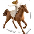 thumbnail image 5 of Free Spirit Horse Rider Figurine - Inspirational Gift for Women, Girls, Equestrians - Horse Statue Home Decor, Birthday, Memorial, 5 of 6