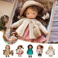thumbnail image 1 of Teissuly Christmas Decor Baby Enamel Doll Artist Mini Christmas Thumb Doll (with Gift Box) Teissuly WER202310163411, 1 of 9