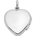 thumbnail image 3 of Sterling Silver Heart Locket (29.7 X 22.12) Made In Thailand qls780, 3 of 5