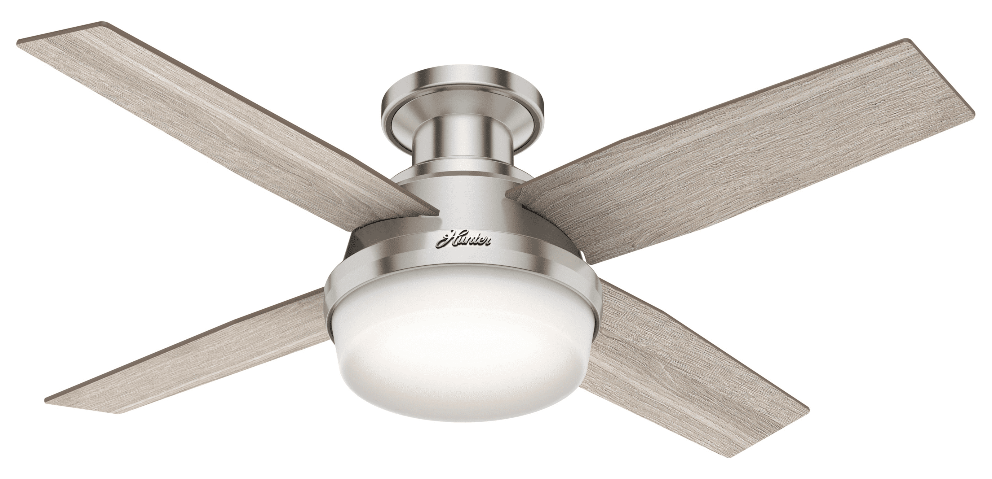 LED Brushed Nickel Ceiling Fan with Light Replacement Parts Antero 54 in 