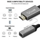 thumbnail image 5 of QGeeM HDMI Single to Mini DP Converter Adapter Cable UHD 4K@30Hz Plug and Play for PC Laptop, 5 of 5