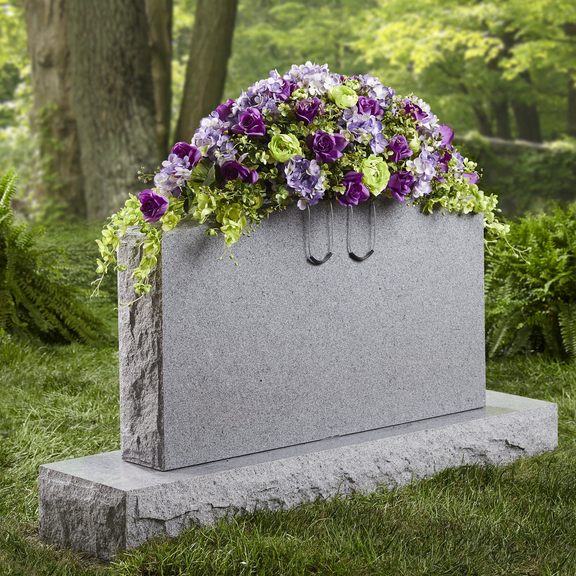 FloraCraft FloraFōM Green Floral Tombstone Hugger, 12 Pack