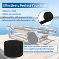 thumbnail image 4 of Olenyer 100'x12" Marine Carpet for Boats, 20oz Boat Trailer Bunk Carpet Extra Thick for Runners,Jet Ski,Black,3/16 Inch, 4 of 7